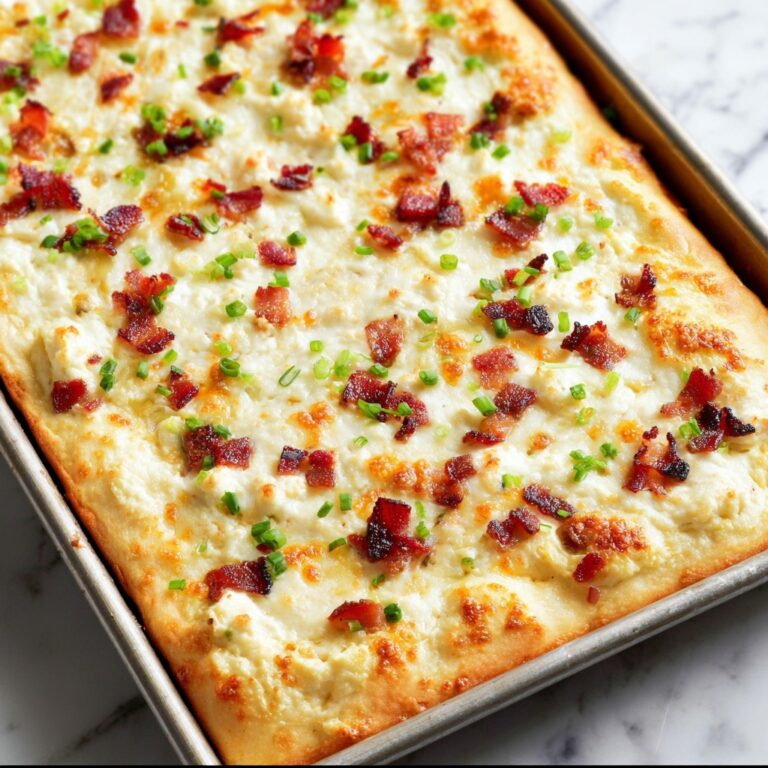 Sheet Pan Chicken Alfredo Pizza Recipe