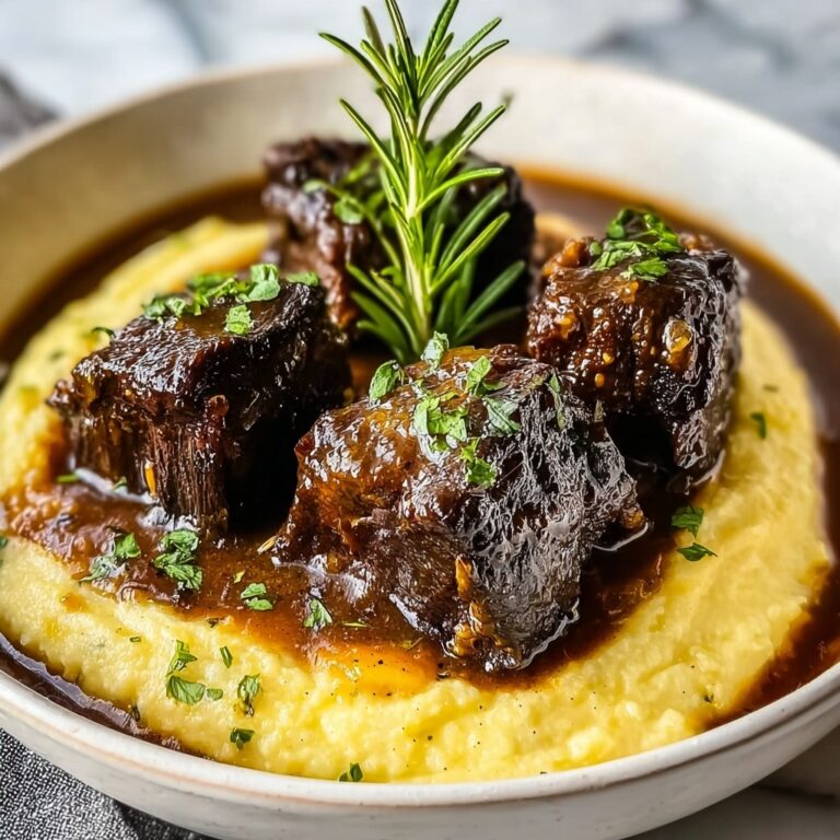 Red Wine Braised Short Ribs in Dutch Oven Recipe