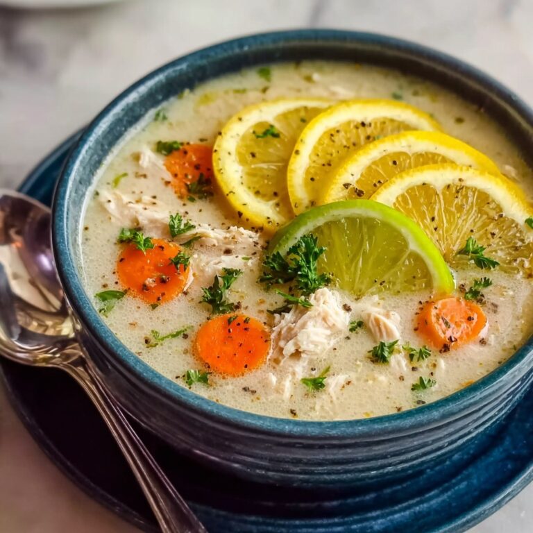 Avgolemono Greek Lemon Chicken Soup Recipe