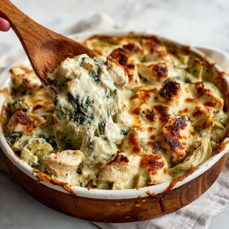 Healthy Spinach Artichoke Chicken with Cottage Cheese Recipe