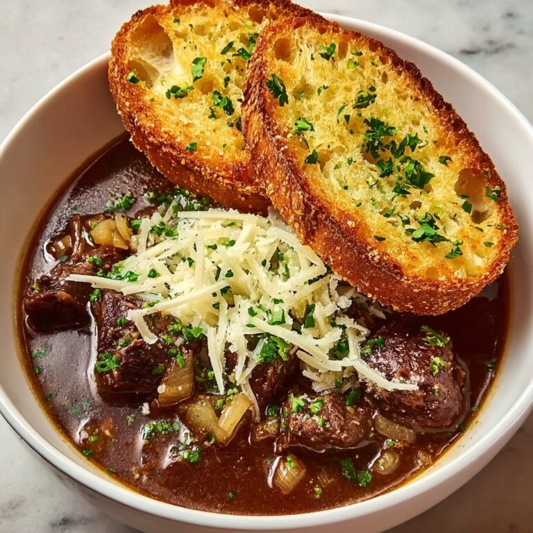 French Onion Beef Short Rib Soup Recipe