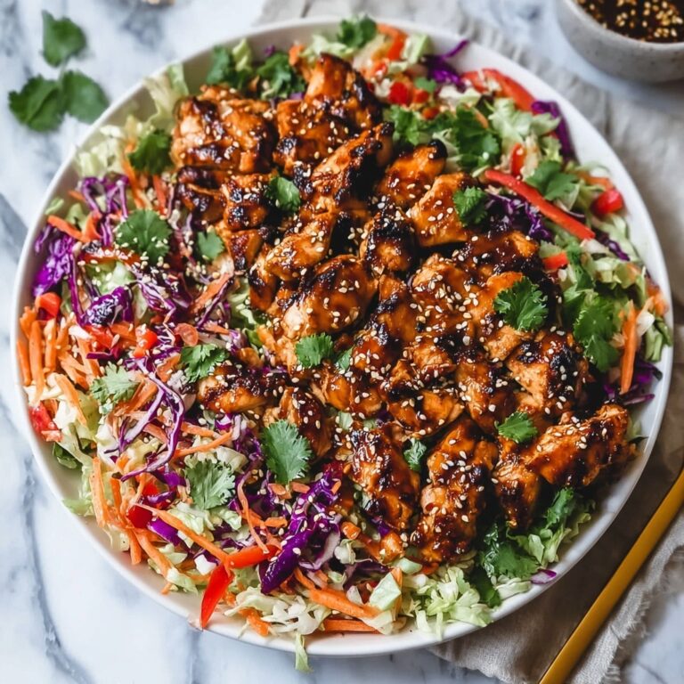 Sesame Chicken Cabbage Crunch Salad Recipe