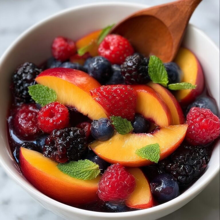 Peach Berry Fruit Salad: A Refreshing Summer Recipe