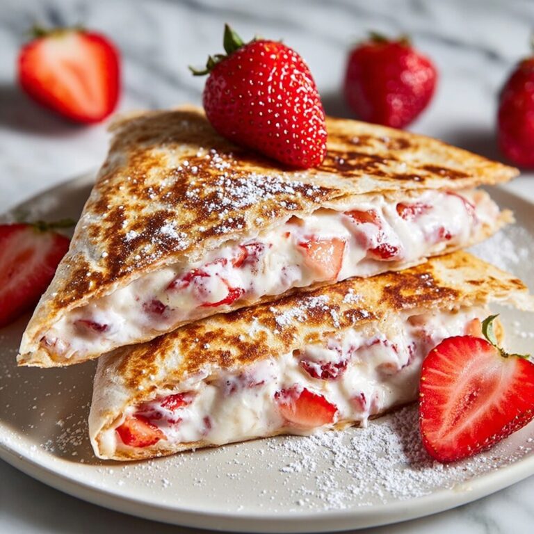 Strawberry Cheesecake Quesadilla Recipe
