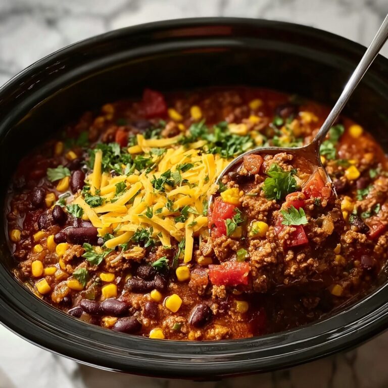 Slow Cooker Taco Casserole Recipe