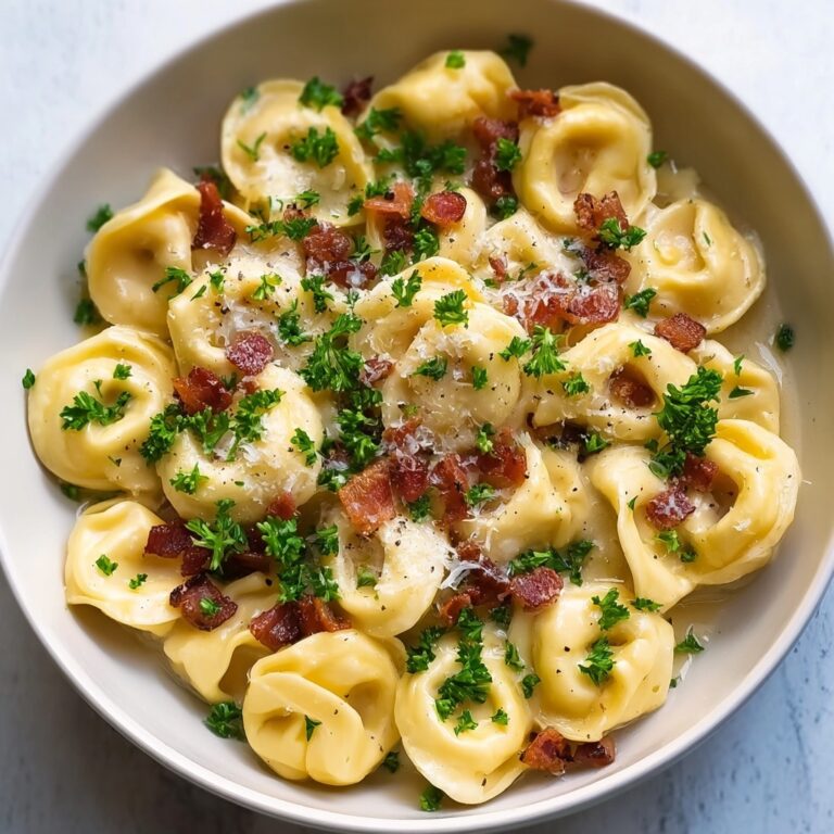 Creamy Tortellini Carbonara Recipe