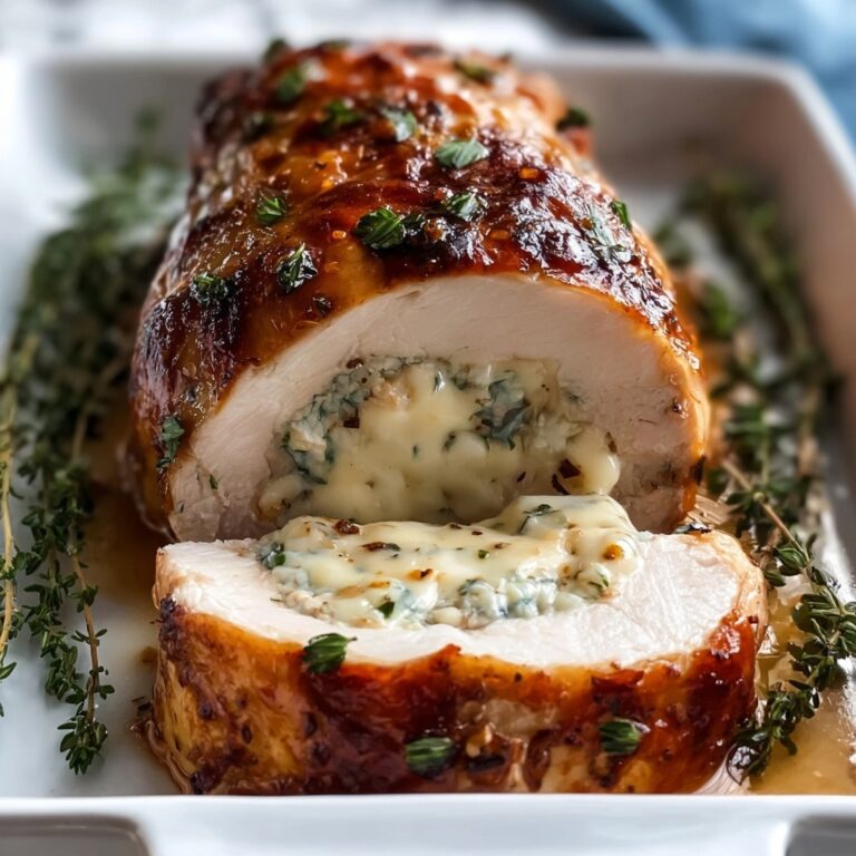 Cheese Stuffed Turkey Breast Recipe