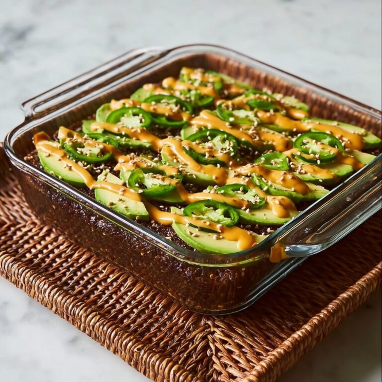 Spicy Salmon Sushi Bake Recipe