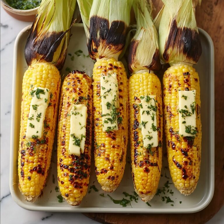 The Best Grilled Corn on the Cob with Garlic Herb Butter Recipe