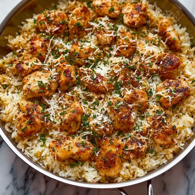 One-Pan Parmesan Chicken and Rice Recipe