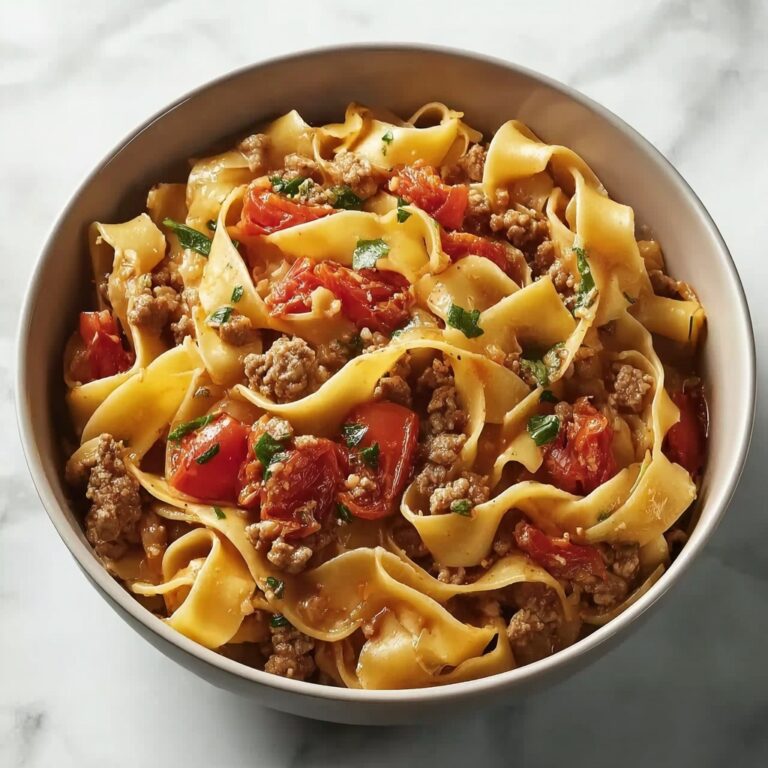 Spanish Noodles with Ground Beef Recipe