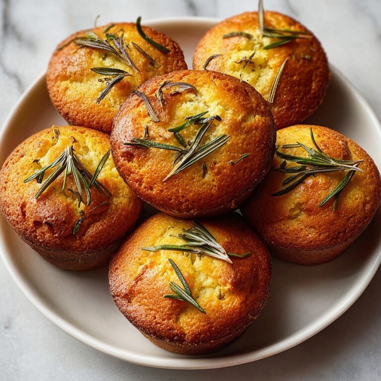 Garlic Rosemary Focaccia Muffins Recipe