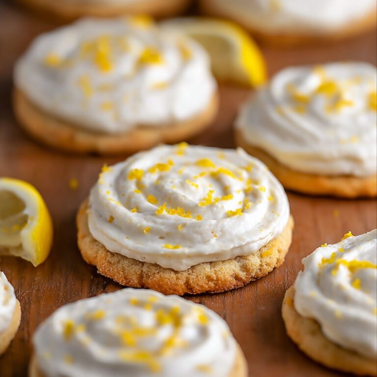 Lemon Sugar Cookies with Lemon Frosting Recipe