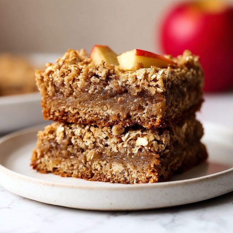 Healthy Breakfast Oatmeal Apple Cake Recipe