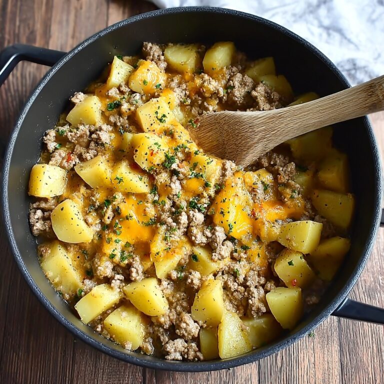Cheesy One Pot Beef and Potatoes: A Simple Delight Recipe