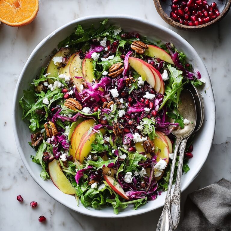 Winter Salad with Tangy Homemade Vinaigrette Recipe
