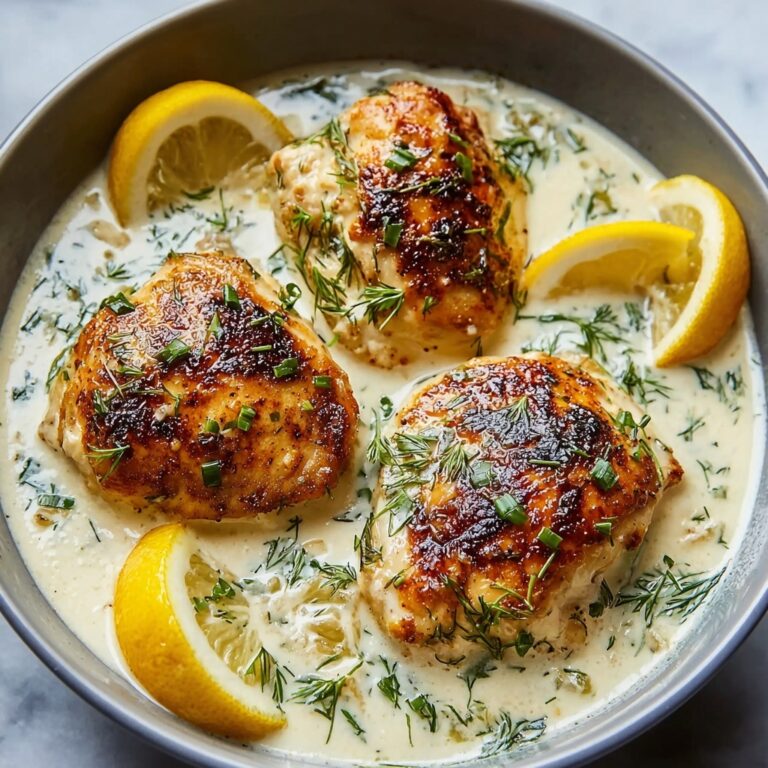 Creamy Lemon Chicken with Parmesan Sauce Recipe