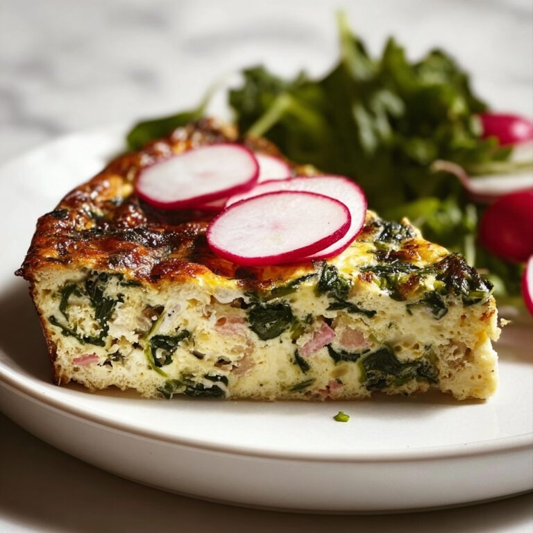 Spring Vegetable Ham Frittata Recipe