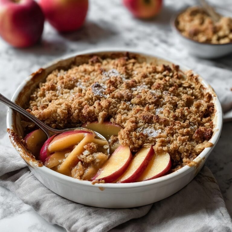 Healthy Breakfast Apple Crumble Recipe