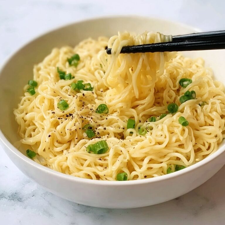 Garlic Butter Ramen Noodles Ready in 10 Minutes or Less Recipe