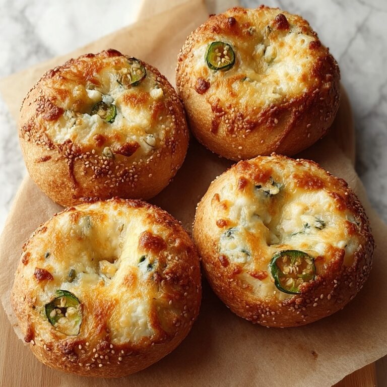 Jalapeno Cheddar Greek Yogurt Bagels Recipe
