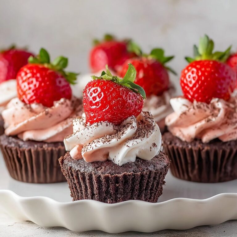 Chocolate Cheesecake Stuffed Strawberries Recipe