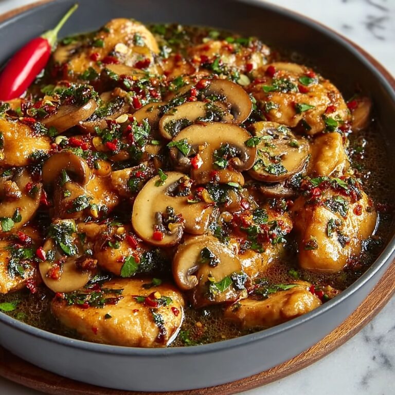 Black Pepper Chicken with Mushrooms Recipe