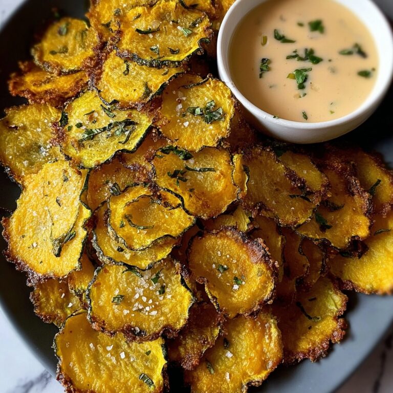 Crispy Air Fryer Yellow Squash with Spicy Dipping Sauce Recipe