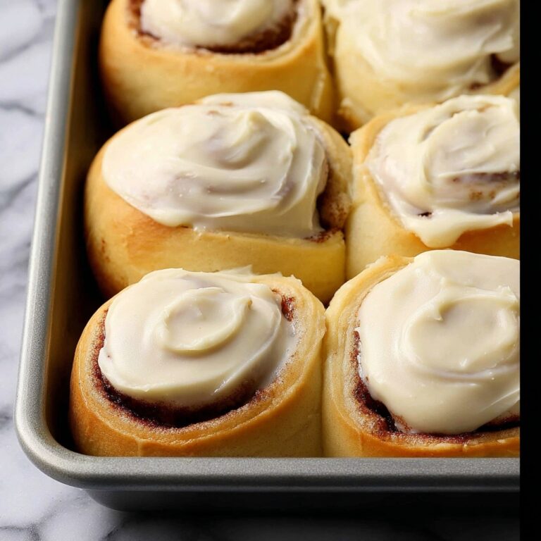 Homemade Cinnamon Rolls with Maple Cream Cheese Frosting Recipe