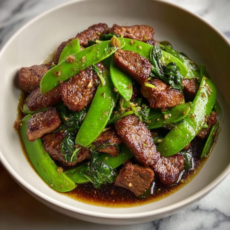 Asian Beef with Snow Peas Recipe