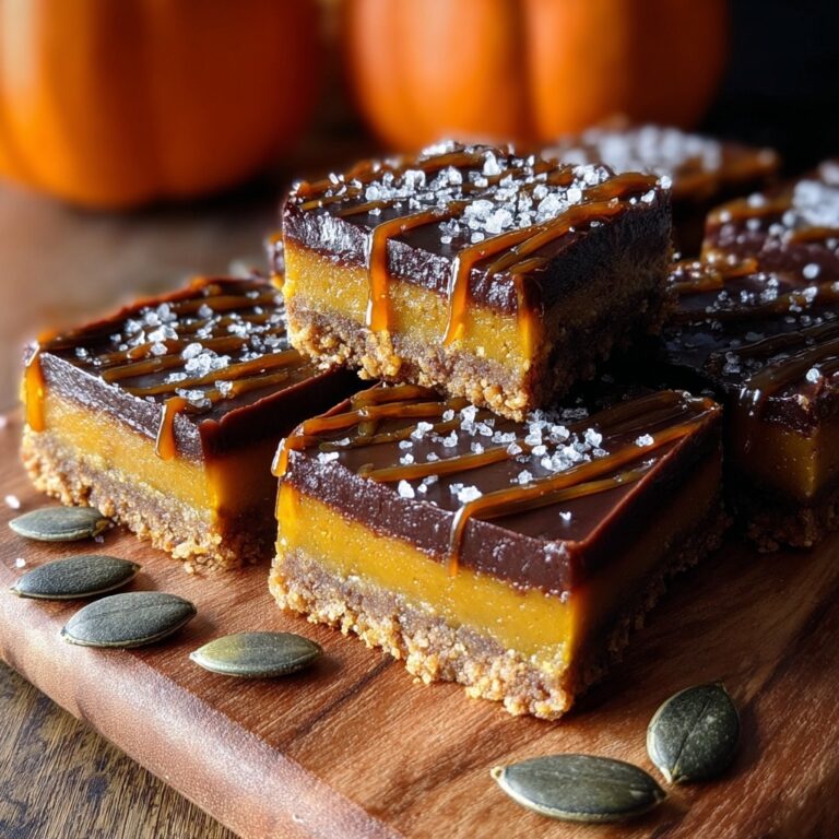 Salted Caramel Pumpkin Bars Recipe