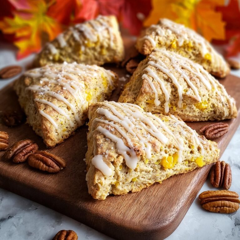 Maple Pumpkin Scones with Maple Glaze Recipe