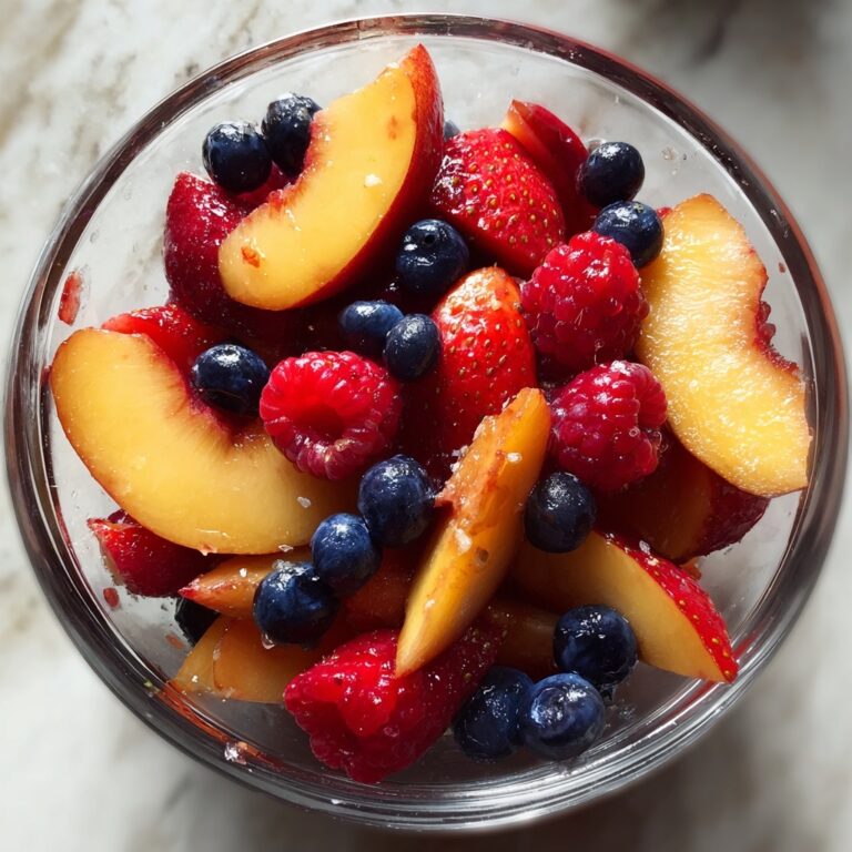 Peach Berry Fruit Salad Recipe