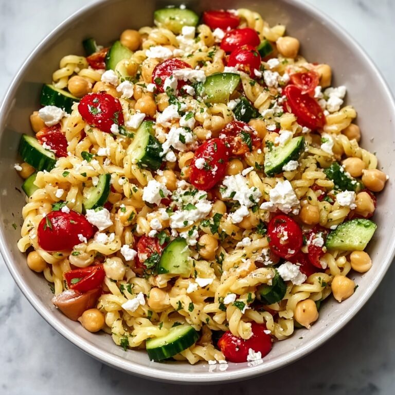 Mediterranean Chickpea Pasta Salad Recipe
