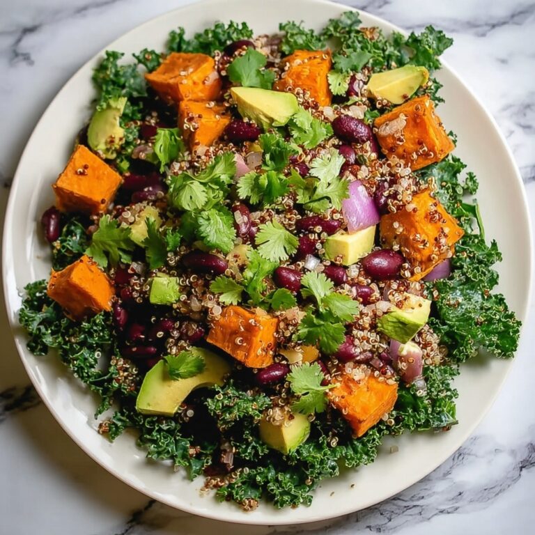 Roasted Sweet Potatoes, Kale, and Quinoa Salad Recipe