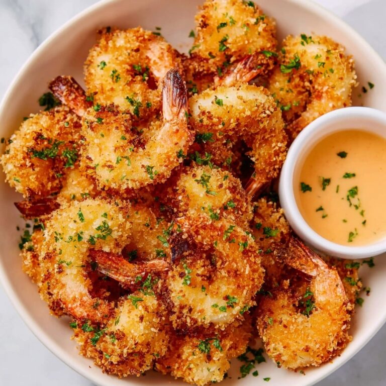 Crispy Air Fryer Shrimp with Parmesan and Lemon Recipe