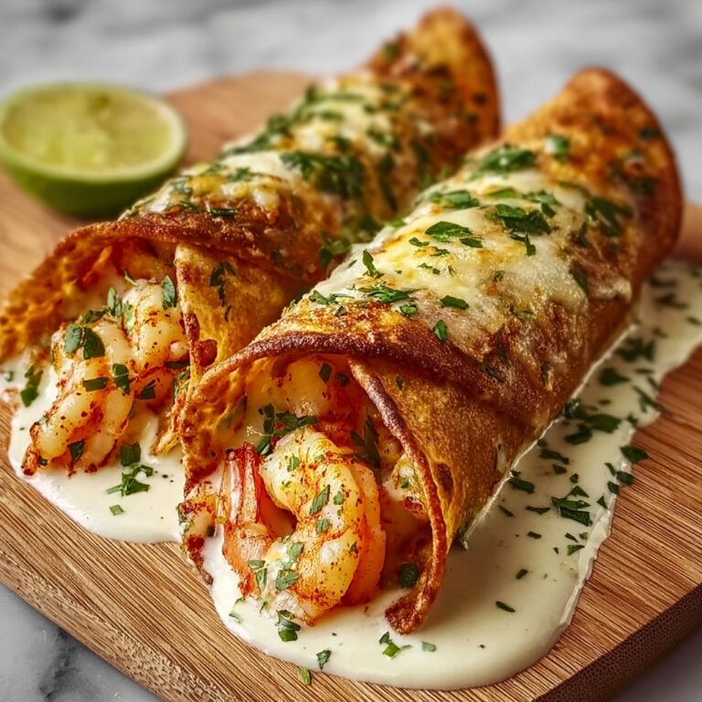 Crispy Crab and Shrimp Queso Taquitos Recipe