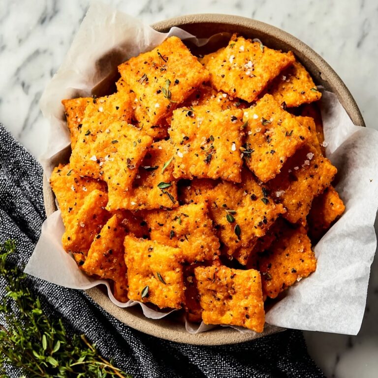 Homemade Cheese Crackers Recipe