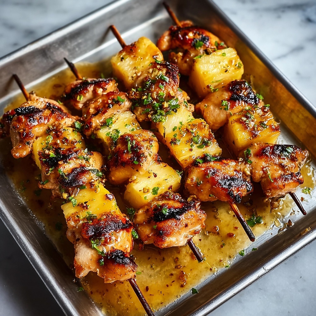 Pineapple Chicken Kabobs Recipe - Recipe Image