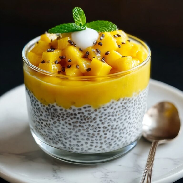 Chia Seed Pudding with Coconut Milk and Mango Recipe