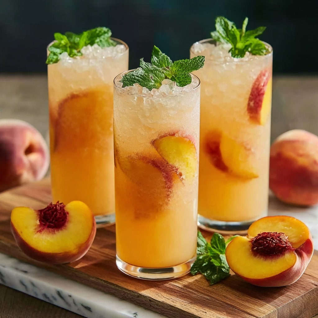 Peach Lemonade Recipe - Recipe Image