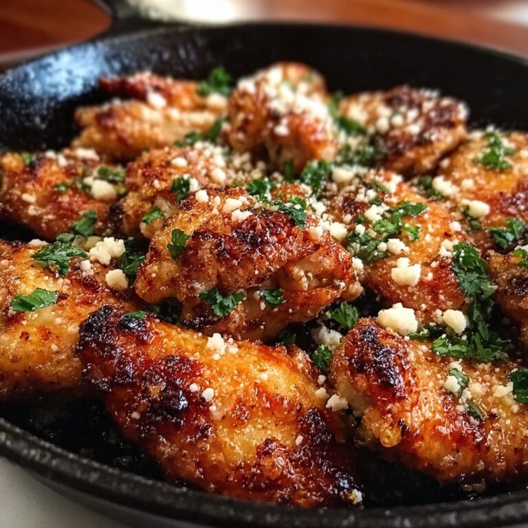 Garlic Parmesan Crispy Baked Chicken Wings Recipe