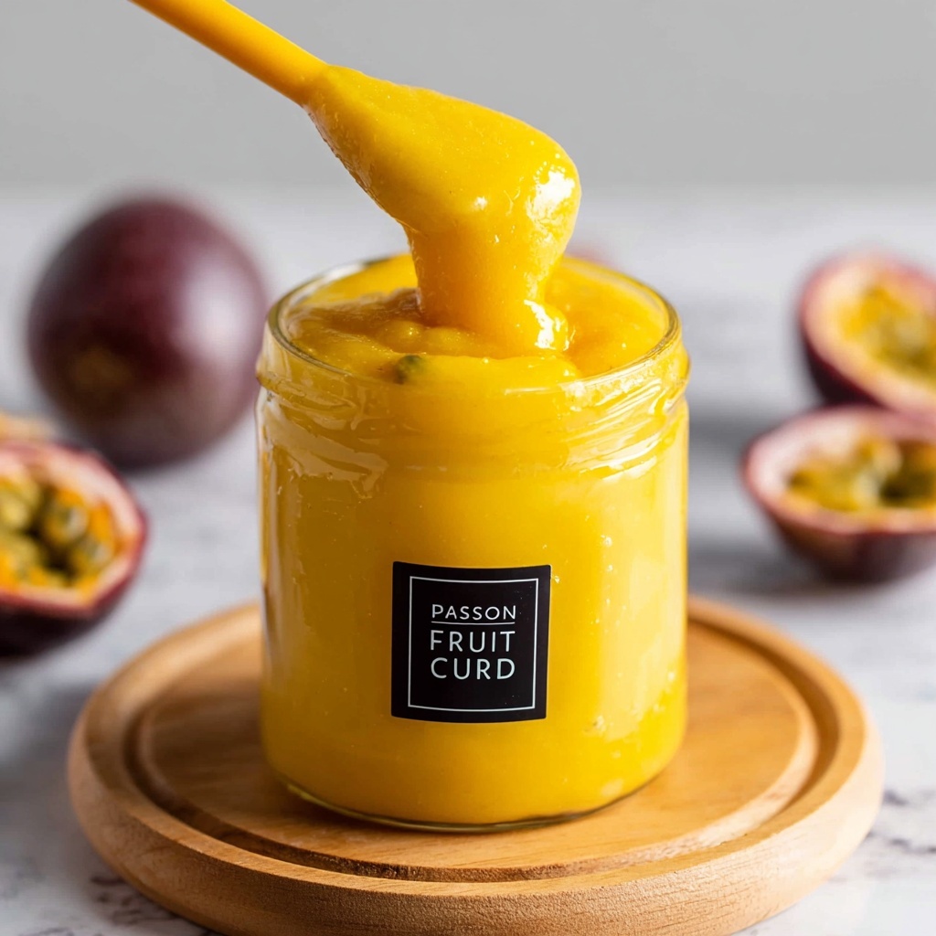 Eggless Passion Fruit Curd Recipe - Recipe Image
