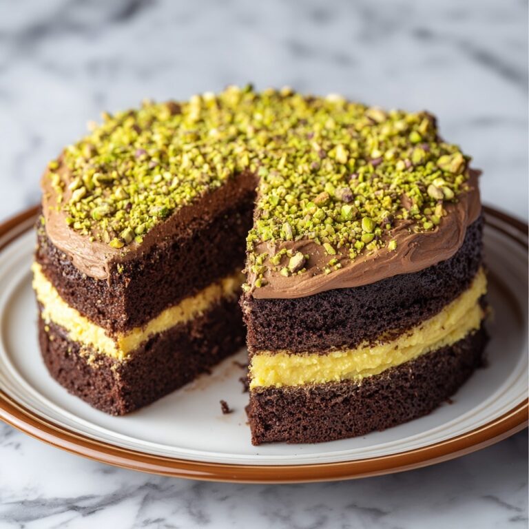 Dubai Chocolate Pistachio Cake Recipe