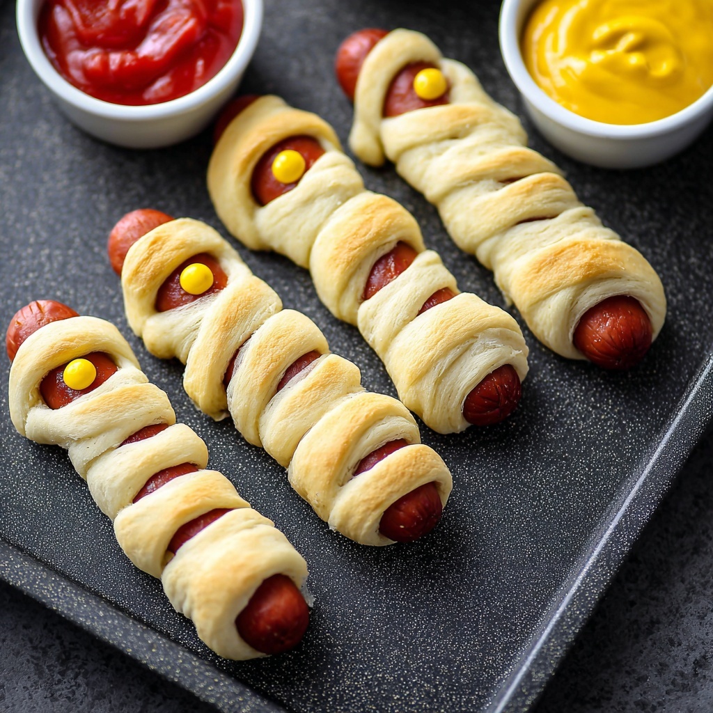 Mummy Hot Dogs Recipe - Recipe Image