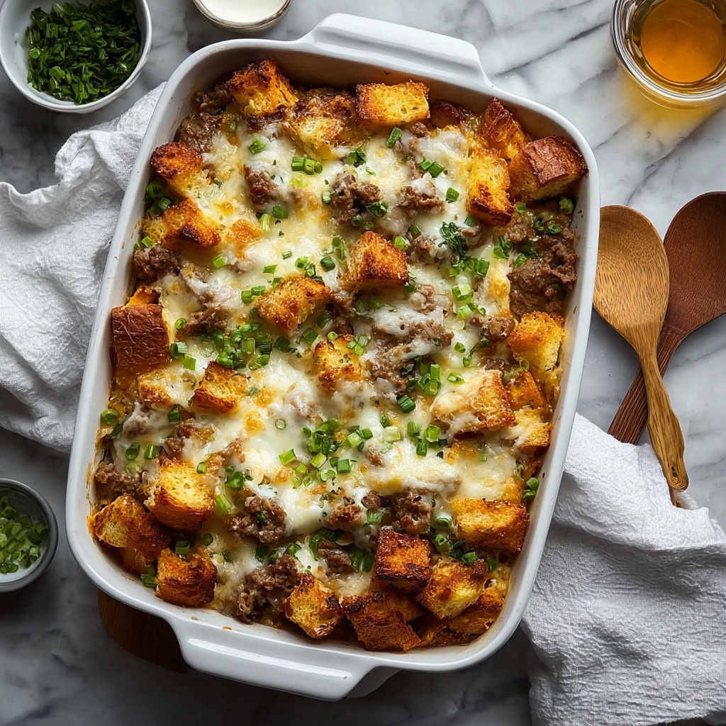 Ultimate Philly Cheesesteak Casserole Recipe - Recipe Image