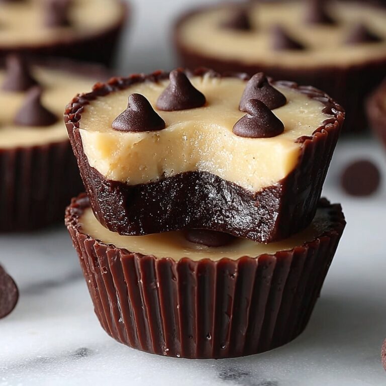 Chocolate Chip Cookie Dough Cups Recipe