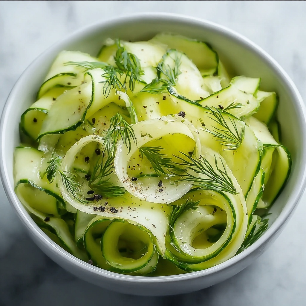 Crisp Fennel Cucumber Salad for a Refreshing Summer Feast Recipe - Recipe Image