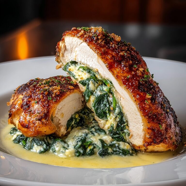Spinach and Lemon Ricotta Stuffed Chicken Breasts Recipe