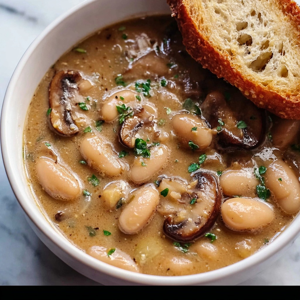 White Bean Mushroom Stew Recipe - Recipe Image